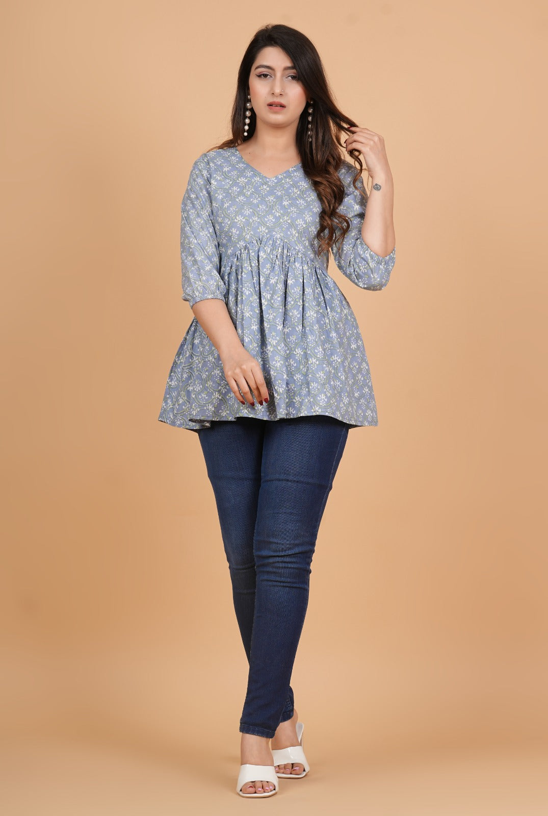 Frock New Stylish Short Kurti Design Short Cotton Kurti 28 Inches