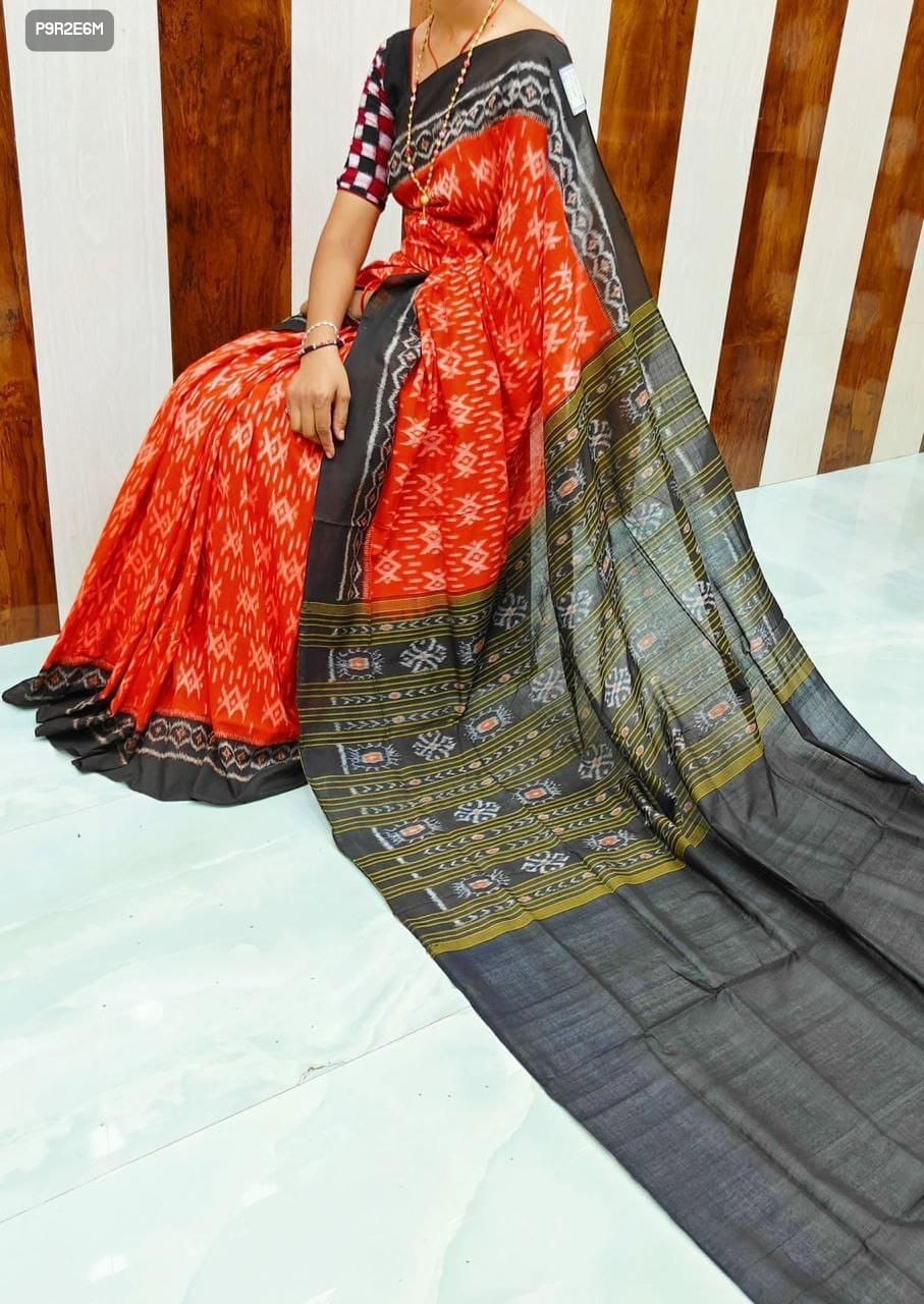 Digital Print Linen Saree with Blouse – 6.30 Meters