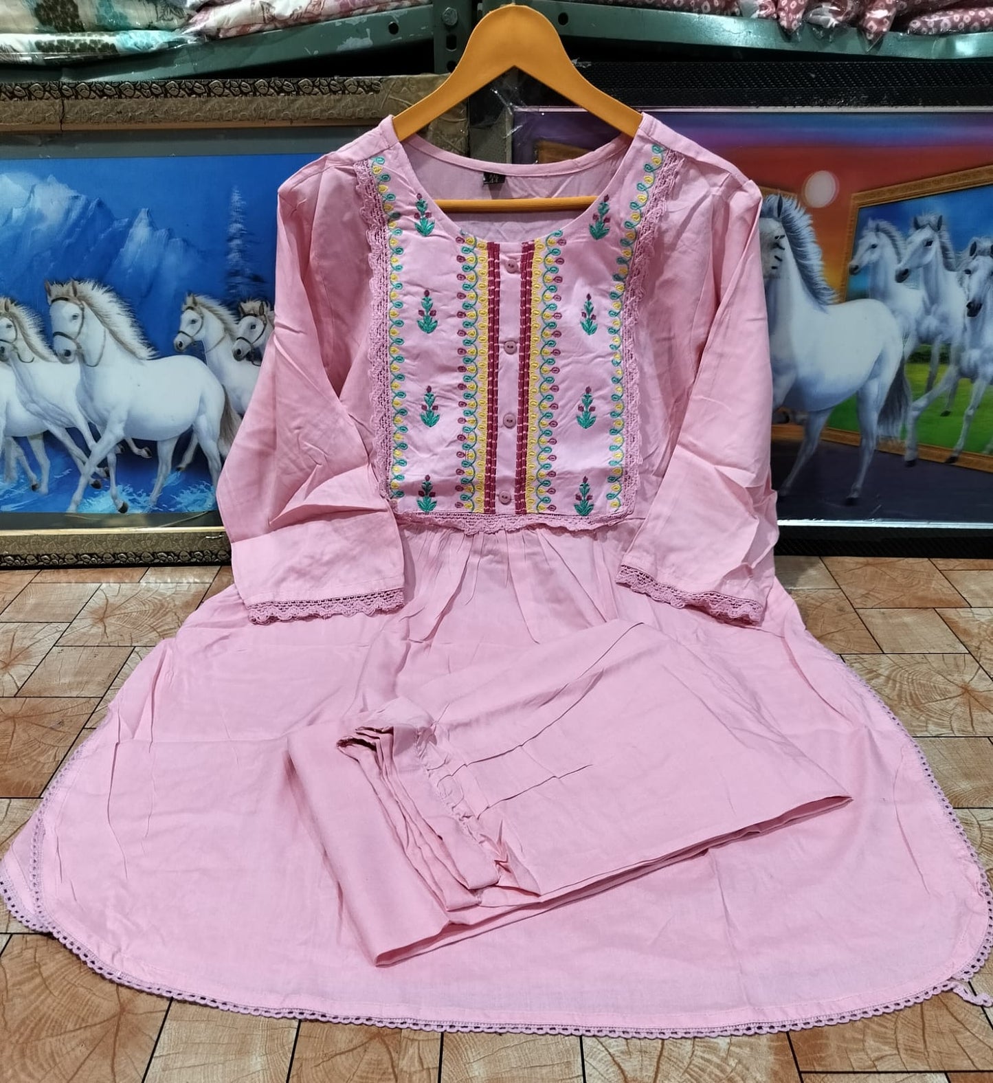 Rayon Slub Co-ord Set