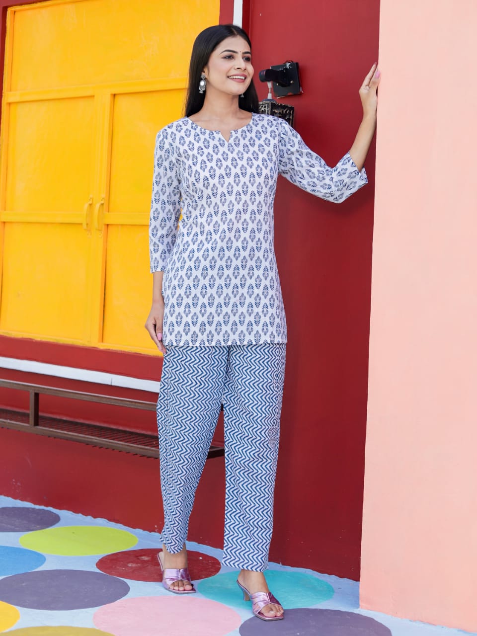 Cotton Night Suit Set