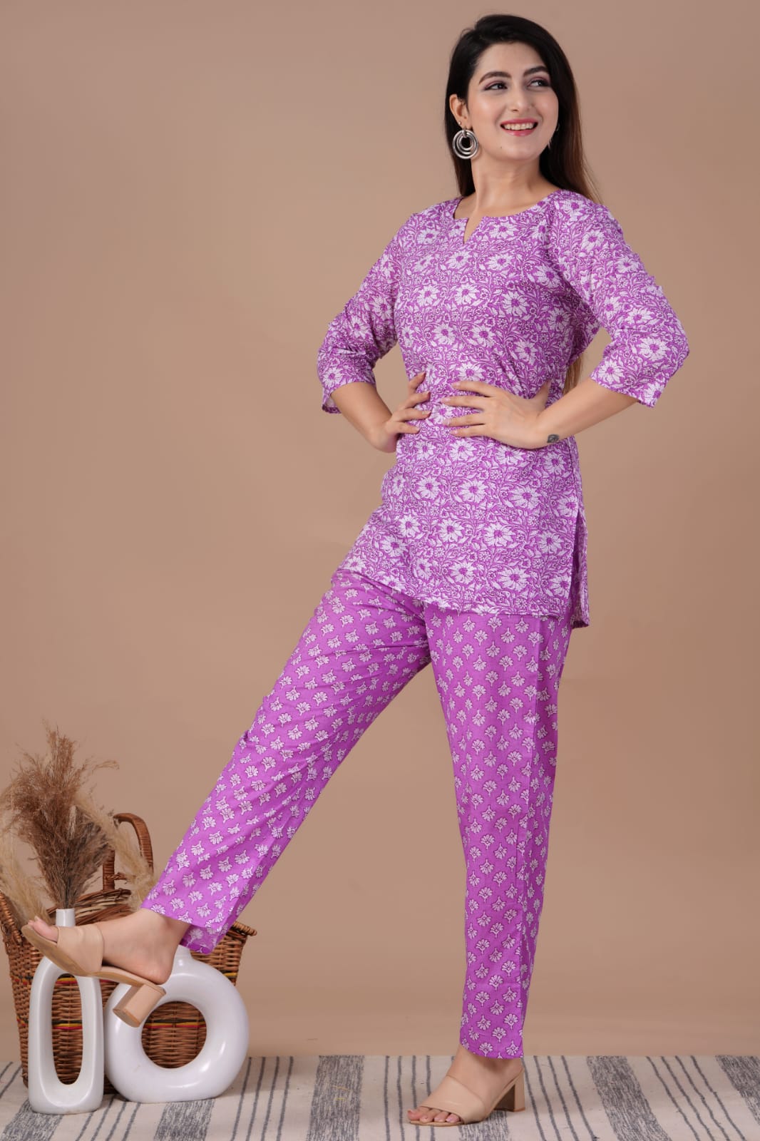 Cotton Night Suit Set