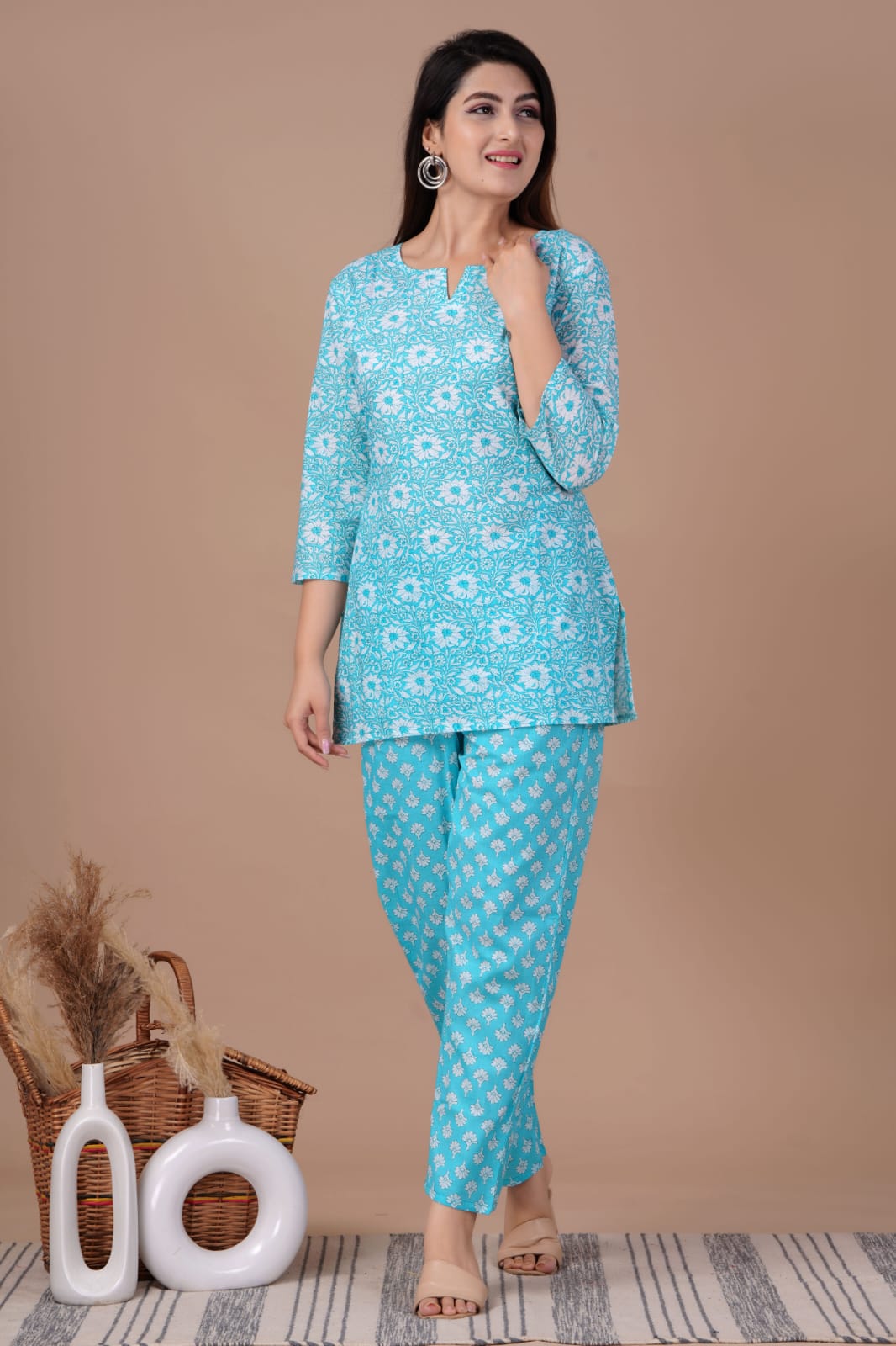 Cotton Night Suit Set