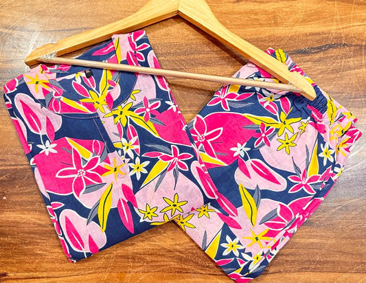 Printed Cotton Co-ord Set