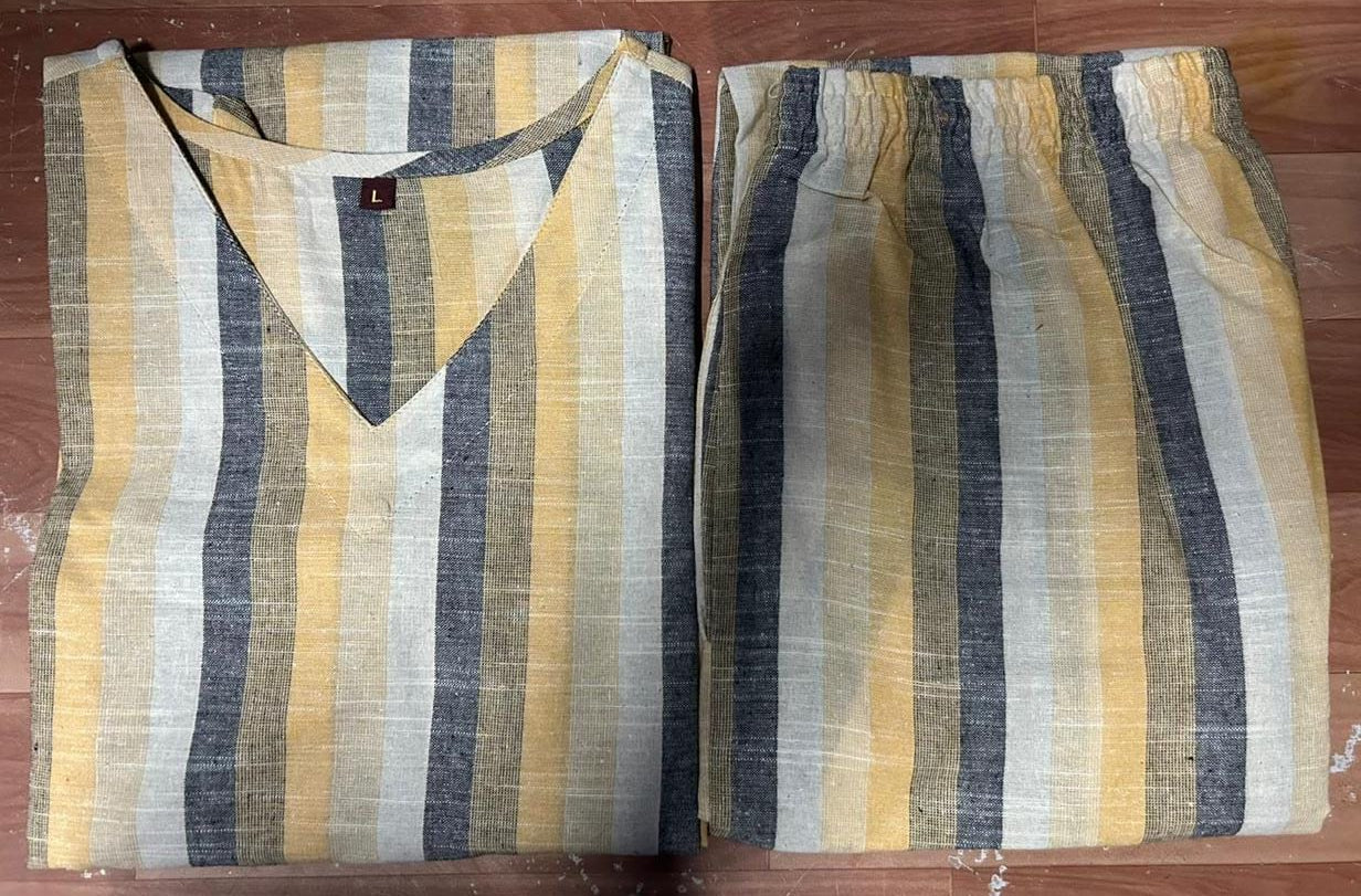 Breezy Comfort: South Cotton Kurta Set