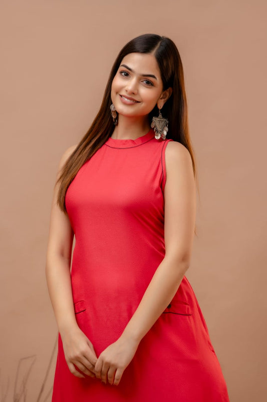 Cotton Dobby Kurti with Palazzo Set