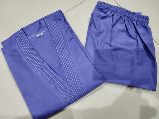 Breezy Comfort Cotton Co-ord Set with Delicate Katha Detailing