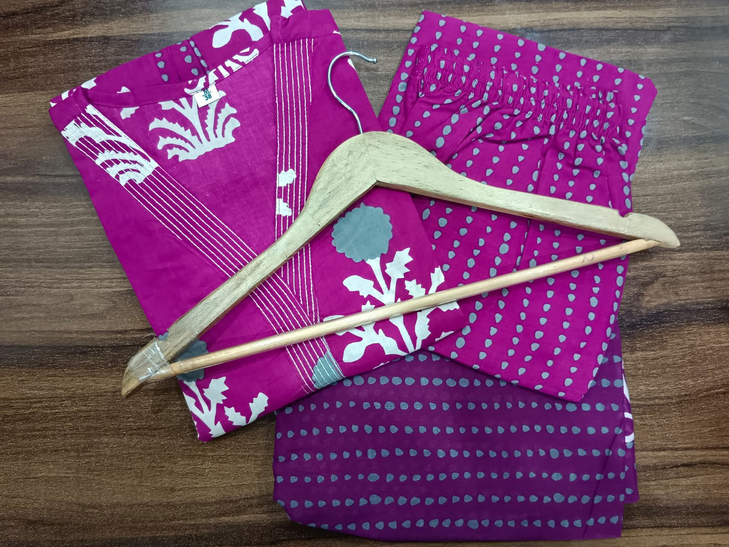 Embroidered A-Line Kurta Palazzo Set with Dupatta