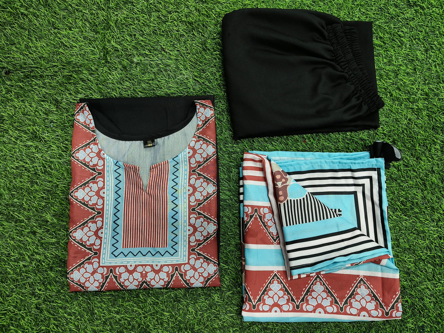 Muslin Digital Print Suit