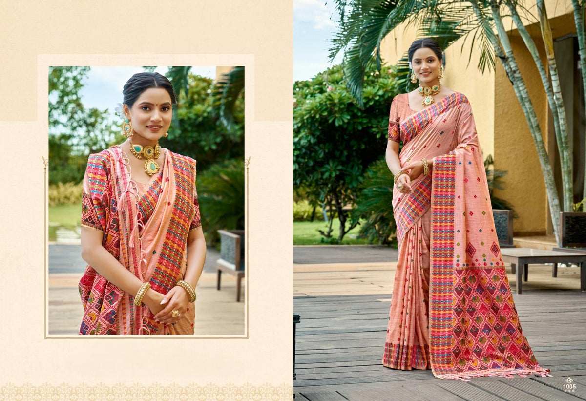 Assam Silk Saree with Assam Silk Blouse