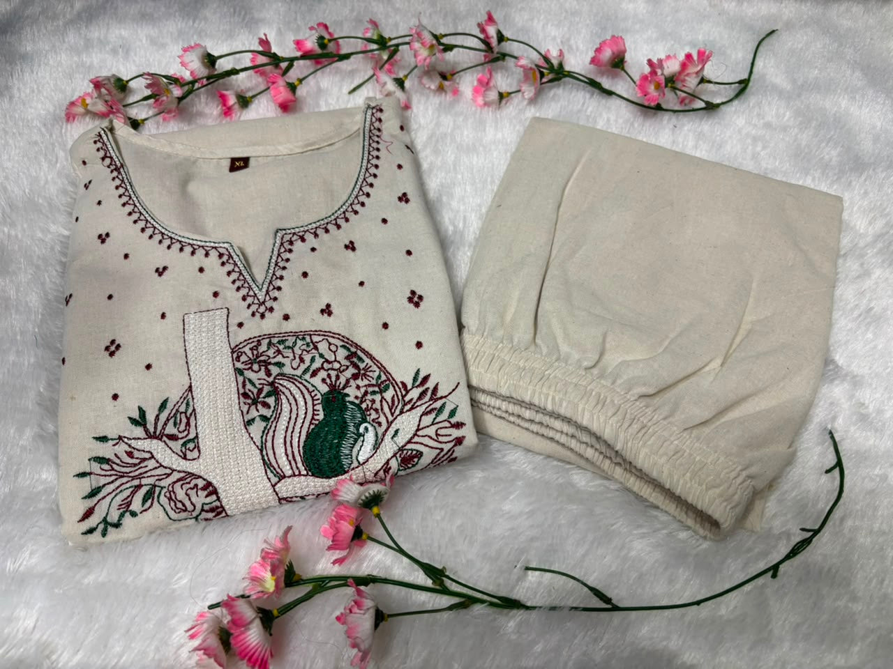 Cotton Flex Kurti Pant Set for Women