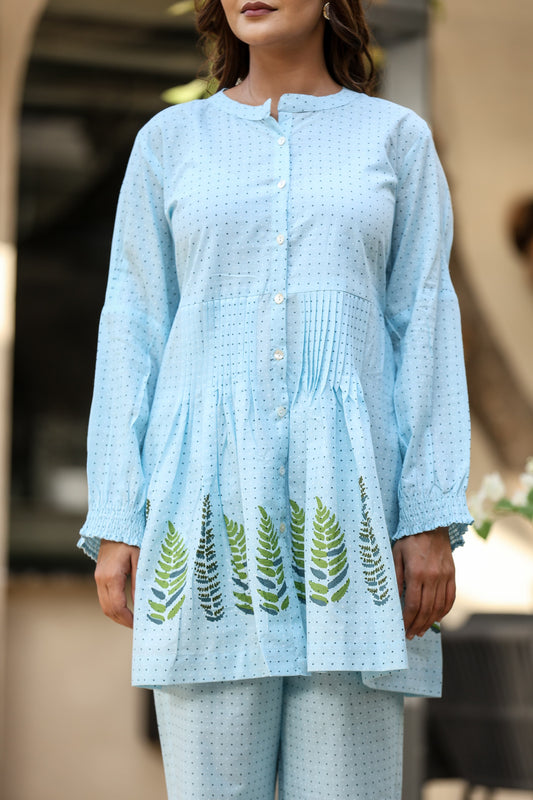 Cotton Polka Dot Printed Coord Set for Women