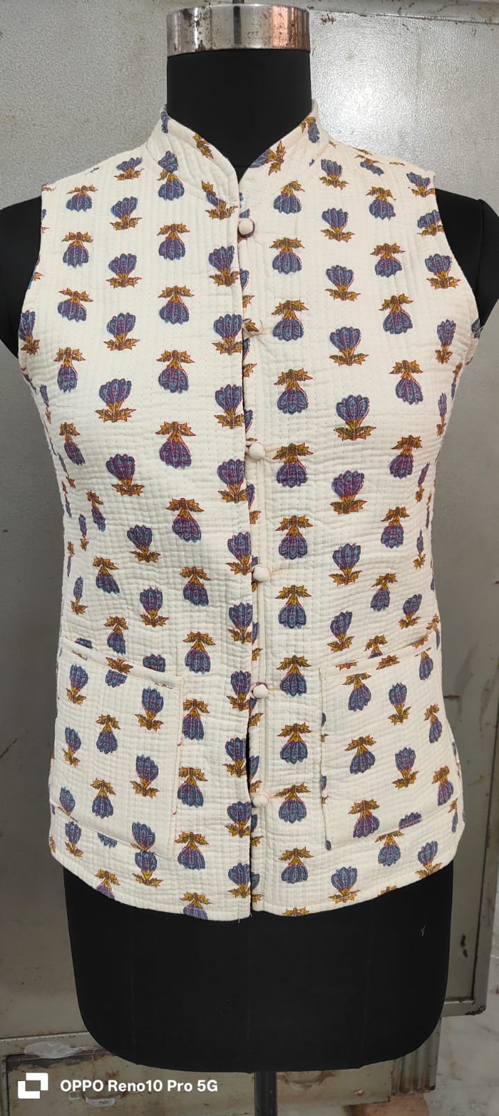 Jaipuri Quilted Reversible Cotton Jacket