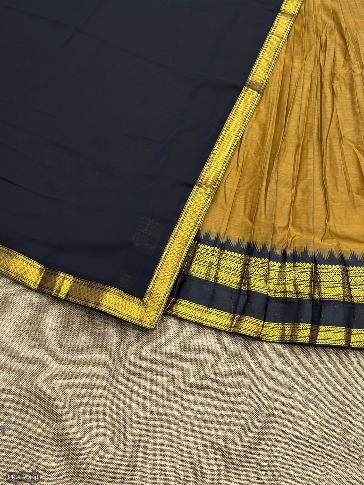 Kanchi Cotton Zari Woven Lehenga Choli with Georgette Dupatta
