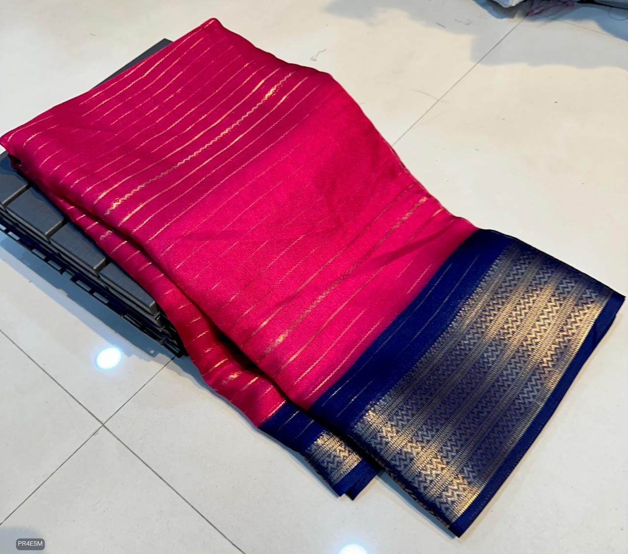 Mysore Silk Saree with Weaving & Blouse Piece