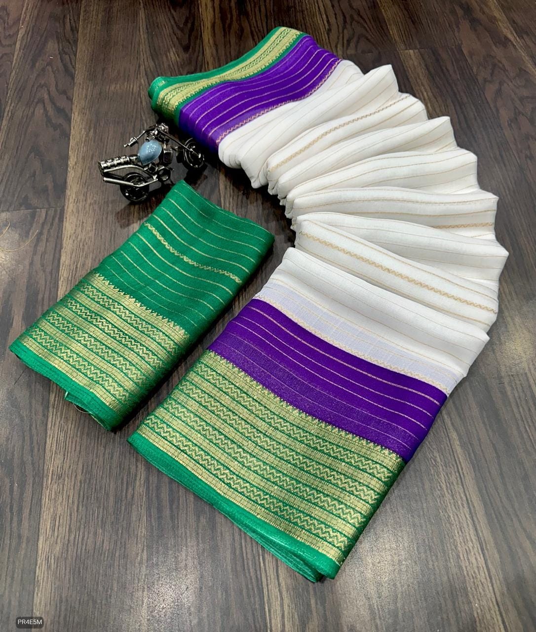Mysore Silk Saree with Weaving & Blouse Piece