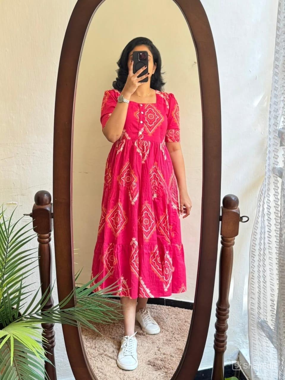 midi dresses for women over 60 Printed Cotton 60/60 Dress The always modern prom and engagement gown Colour:MIU MIU BLUE Black Bean and Rice