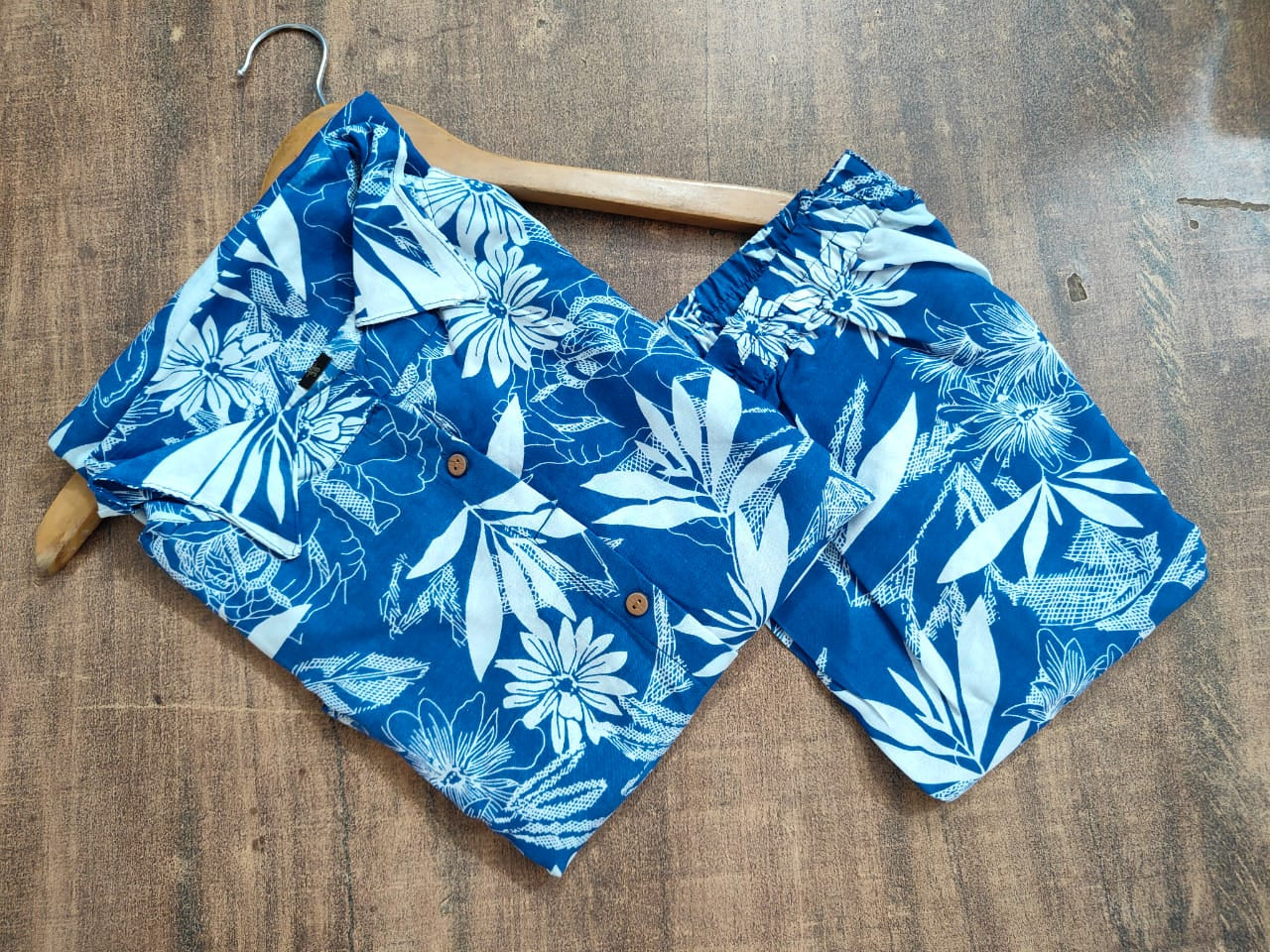 Rayon Procion Printed Co-ord Set – Fully Stitched Top & Bottom