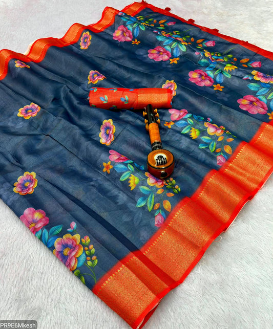 Silk Saree with Blouse – 6.30 Mtr Saree