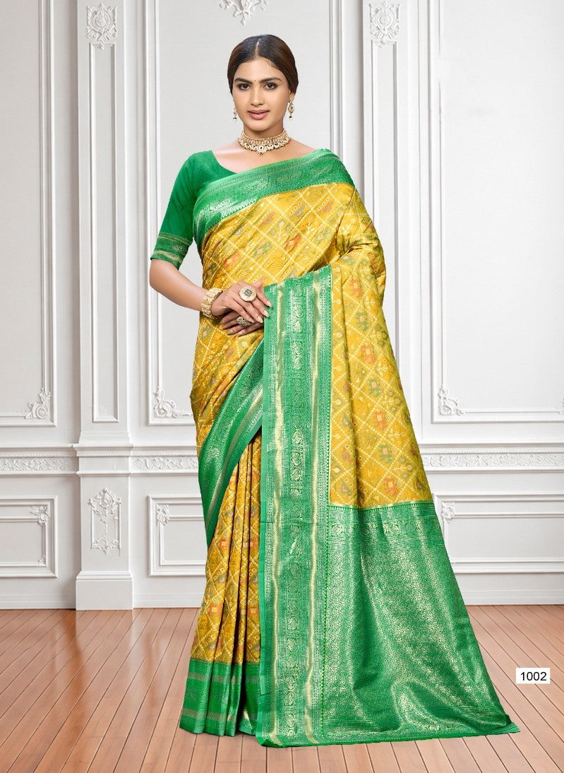 Silk Saree with Silk Blouse Piece
