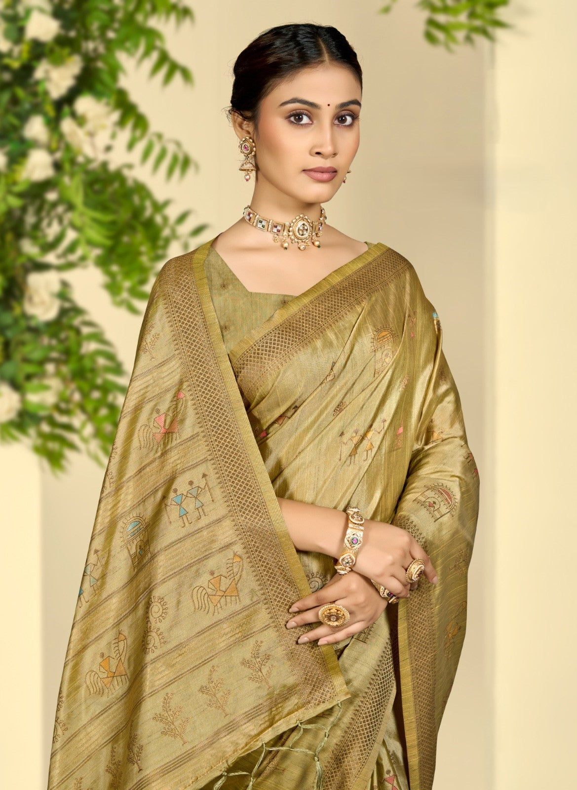 Silk Saree with Silk Blouse