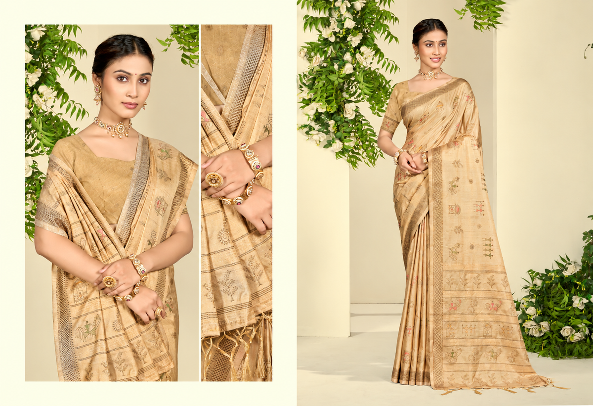 Silk Saree with Silk Blouse