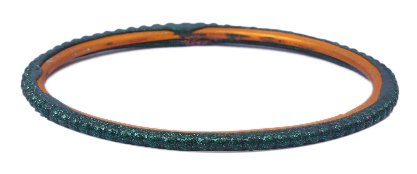 sukriti casual fashion green lac bangles for girls, women - set of 8