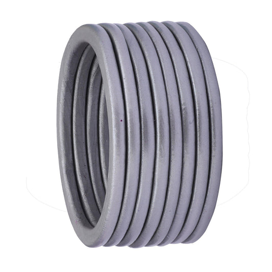 sukriti ethnic bridal wedding lac grey bangles for girls & women – set of 8