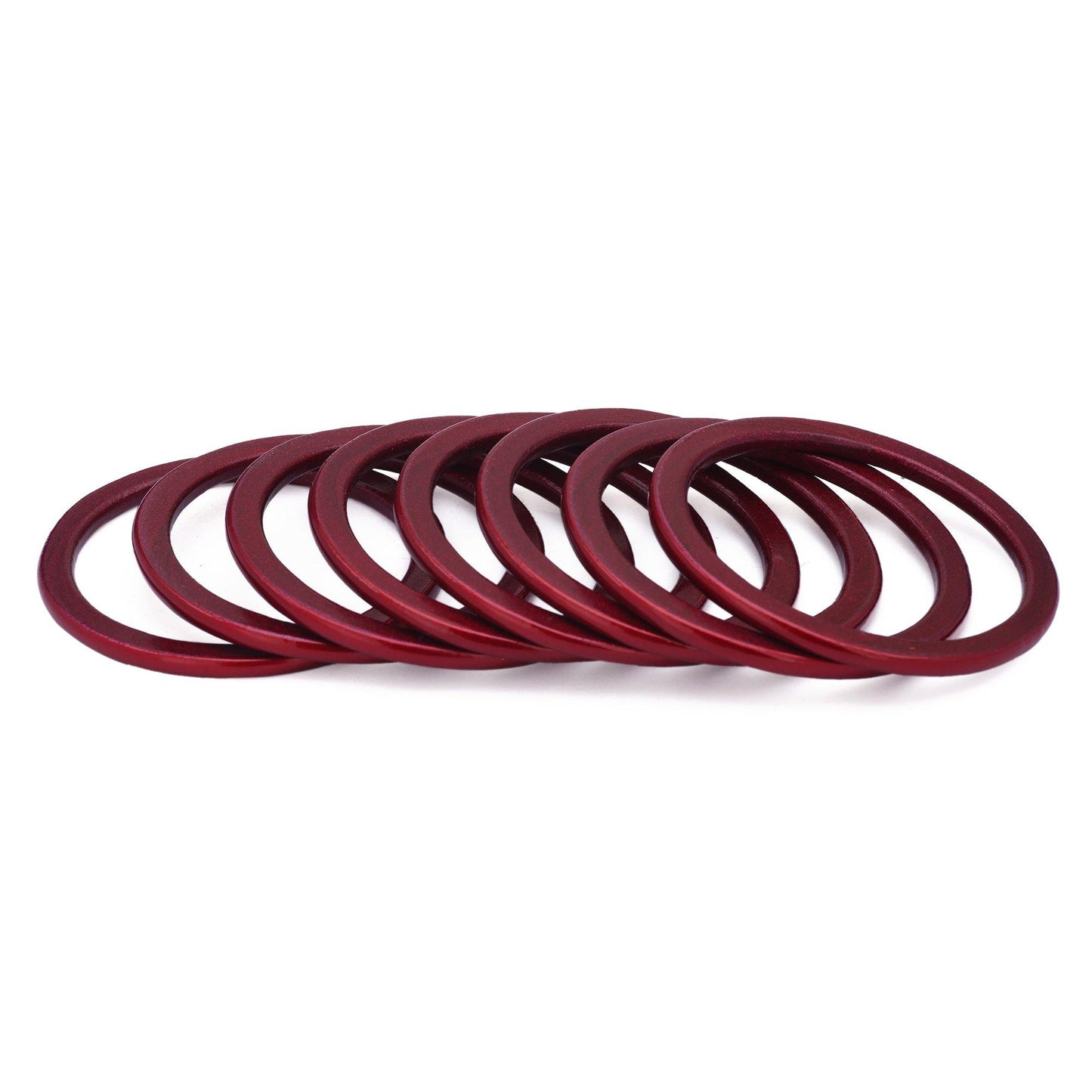 sukriti ethnic bridal wedding lac maroon bangles for girls & women – set of 8