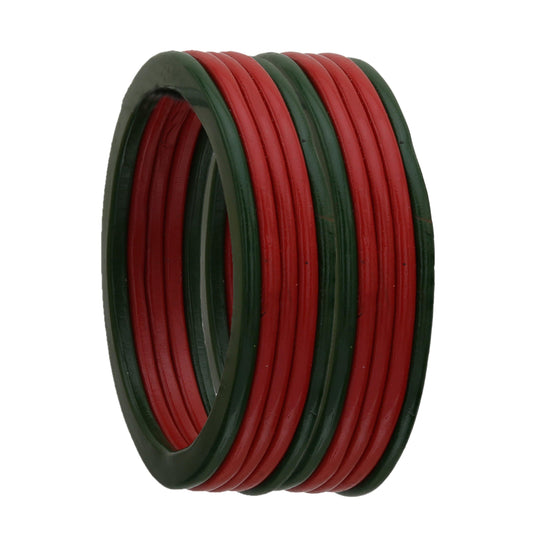 sukriti ethnic traditional rajasthani bridal lac chura bangles for women – set of 10