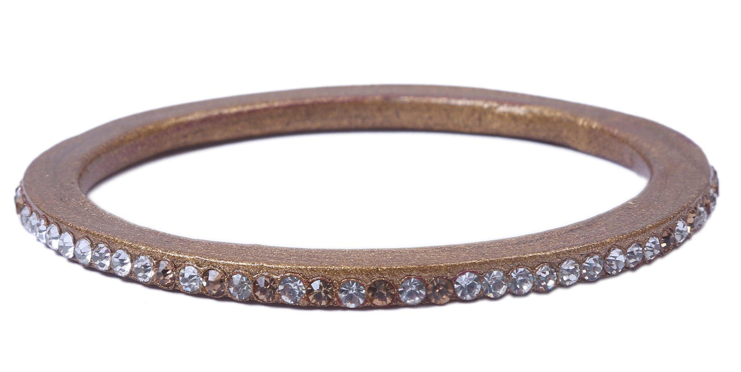 sukriti handcrafted golden lac bangles for women - set of 8