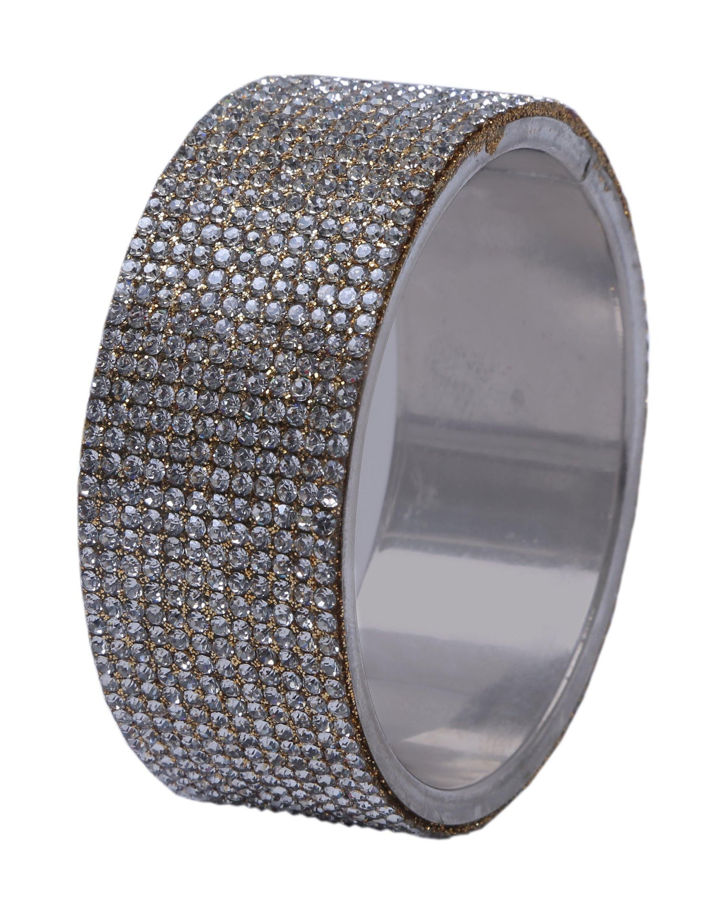 sukriti indian party wear fashion white bracelet jewelry for women & girls - set of 1