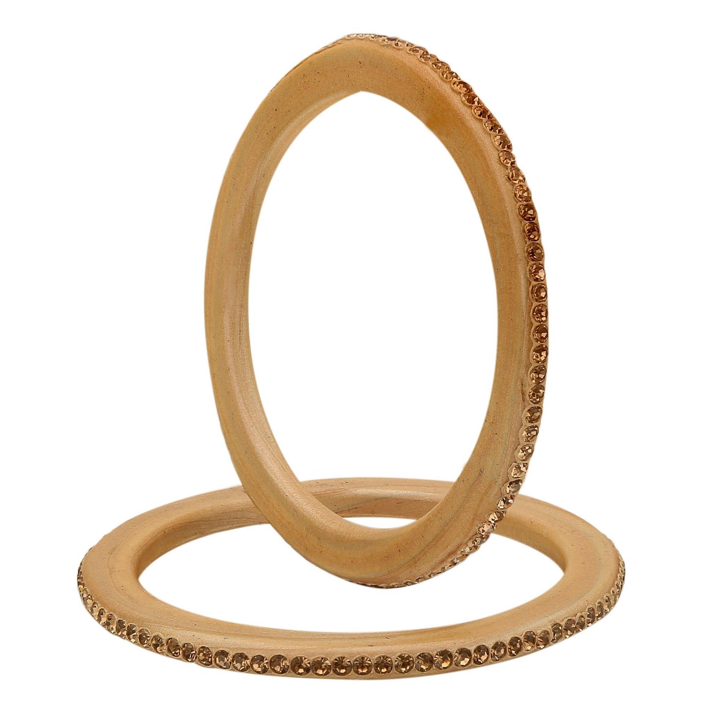 sukriti rajasthani ethnic cream lac bangles for women- set of 8