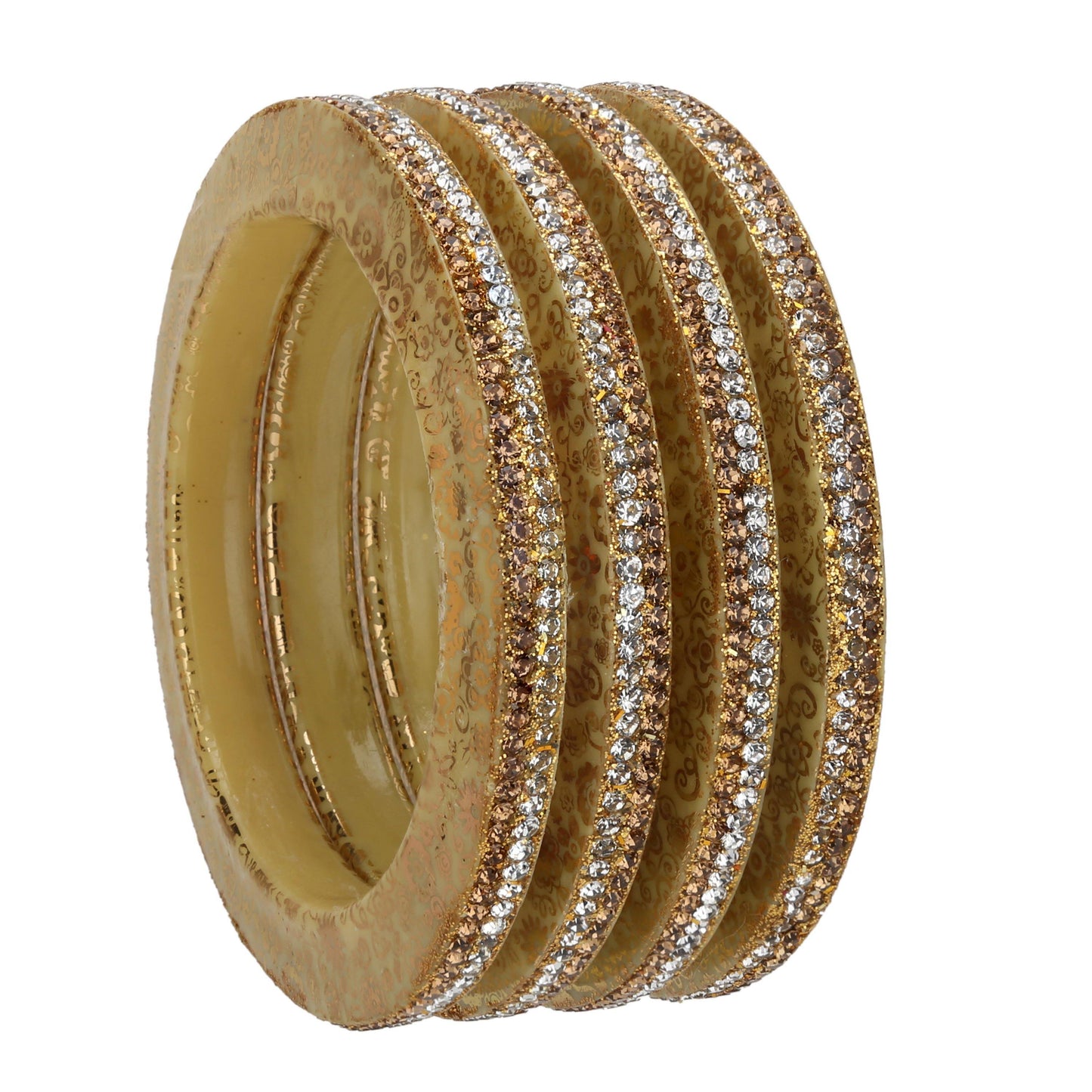 sukriti rajasthani handcrafted kundan pearl plastic multicolor bridal chuda bangles for women – set of 18