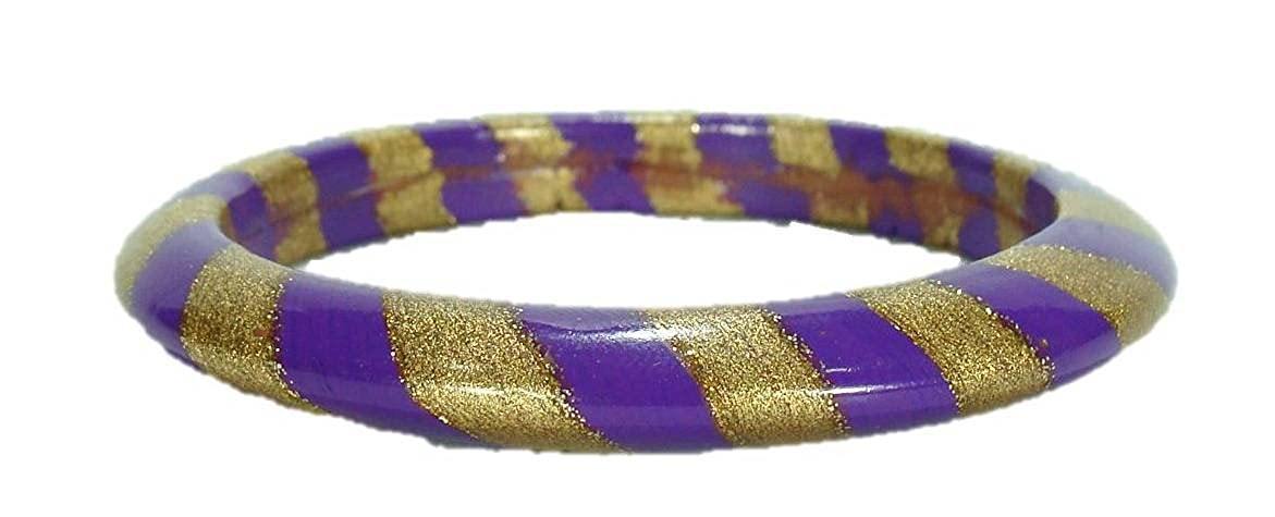 sukriti rajasthani traditional ethnic handmade blue lac bangles jewelry for women - set of 2