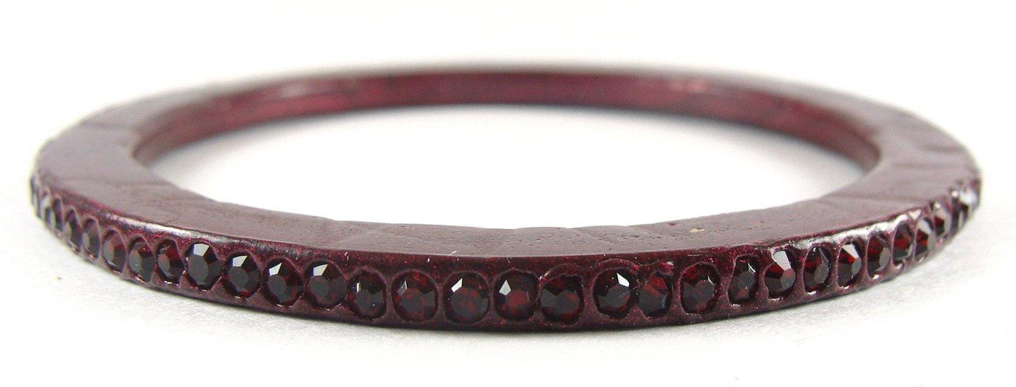 sukriti rajasthani traditional maroon lac bangles for women - set of 8