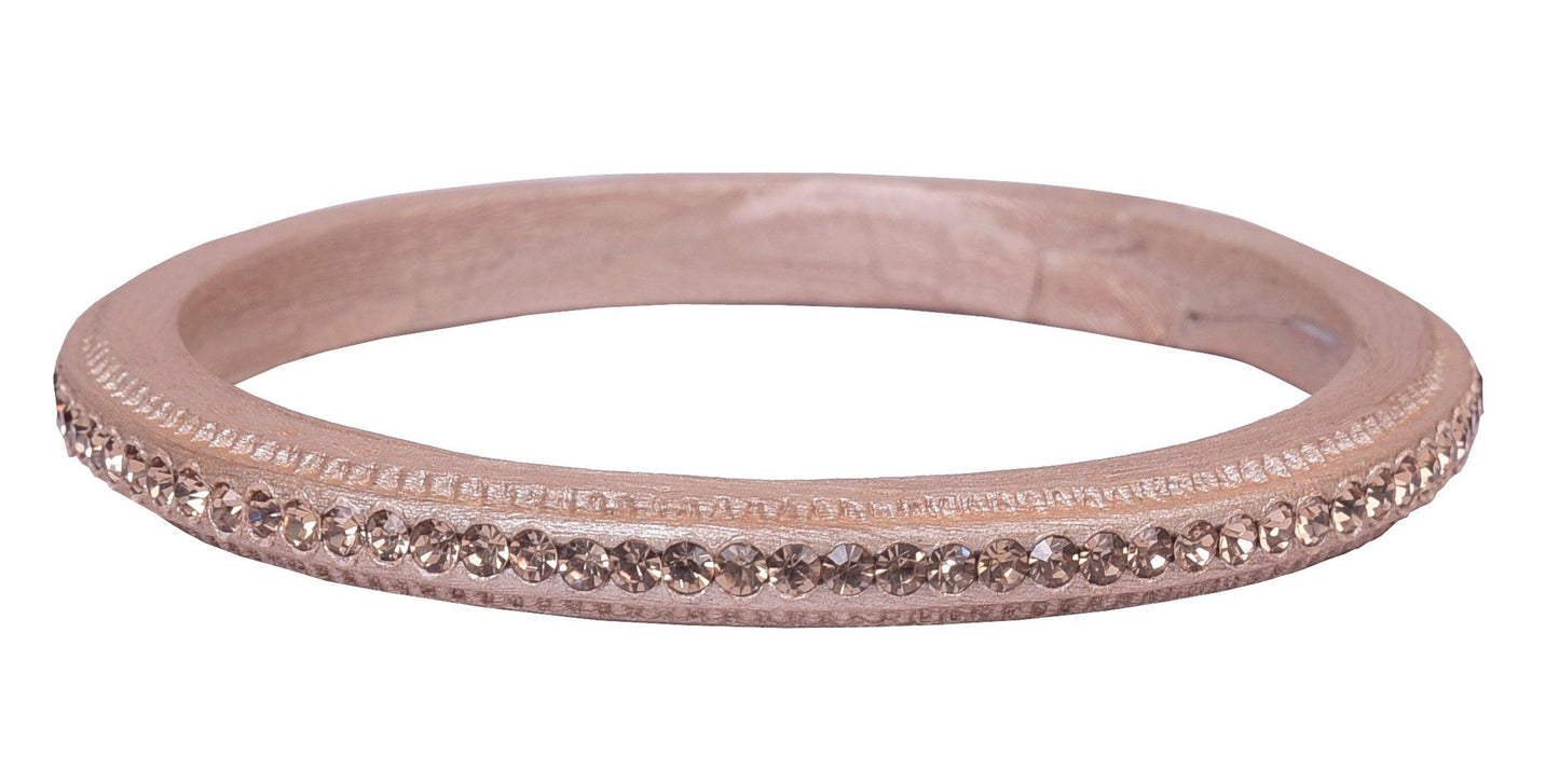 sukriti rajasthani wedding cream lac bangles for women - set of 6