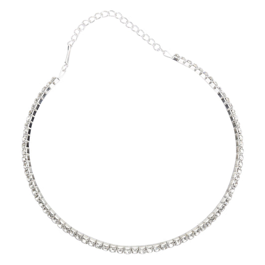 sukriti stylish adorable american diamond necklace with chain for girls & women