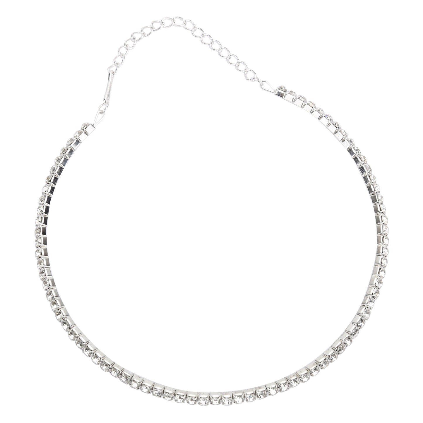 sukriti stylish adorable american diamond necklace with chain for girls & women