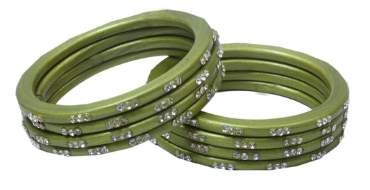 sukriti traditional stylish lac bangles for women - set of 8 (colors available)