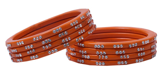 sukriti traditional stylish lac bangles for women - set of 8 (colors available)