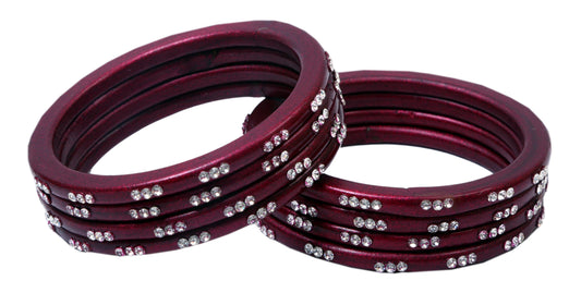 sukriti traditional stylish lac bangles for women - set of 8 (colors available)