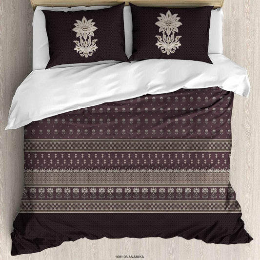108 × 108 Inch Cotton 180 TC Procin Print Bedsheet with 2 Pillow Covers