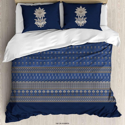 108 × 108 Inch Cotton 180 TC Procin Print Bedsheet with 2 Pillow Covers