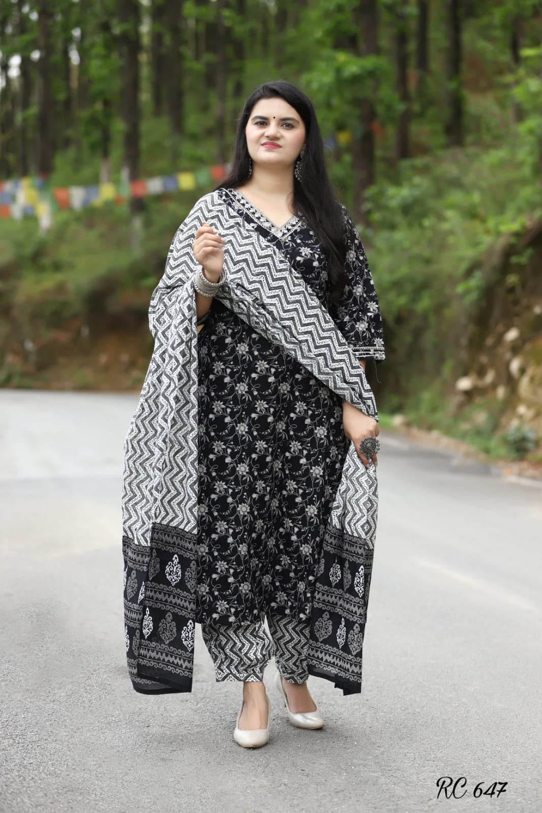 Buy Women Cotton Kurti with Afghani Pants Online