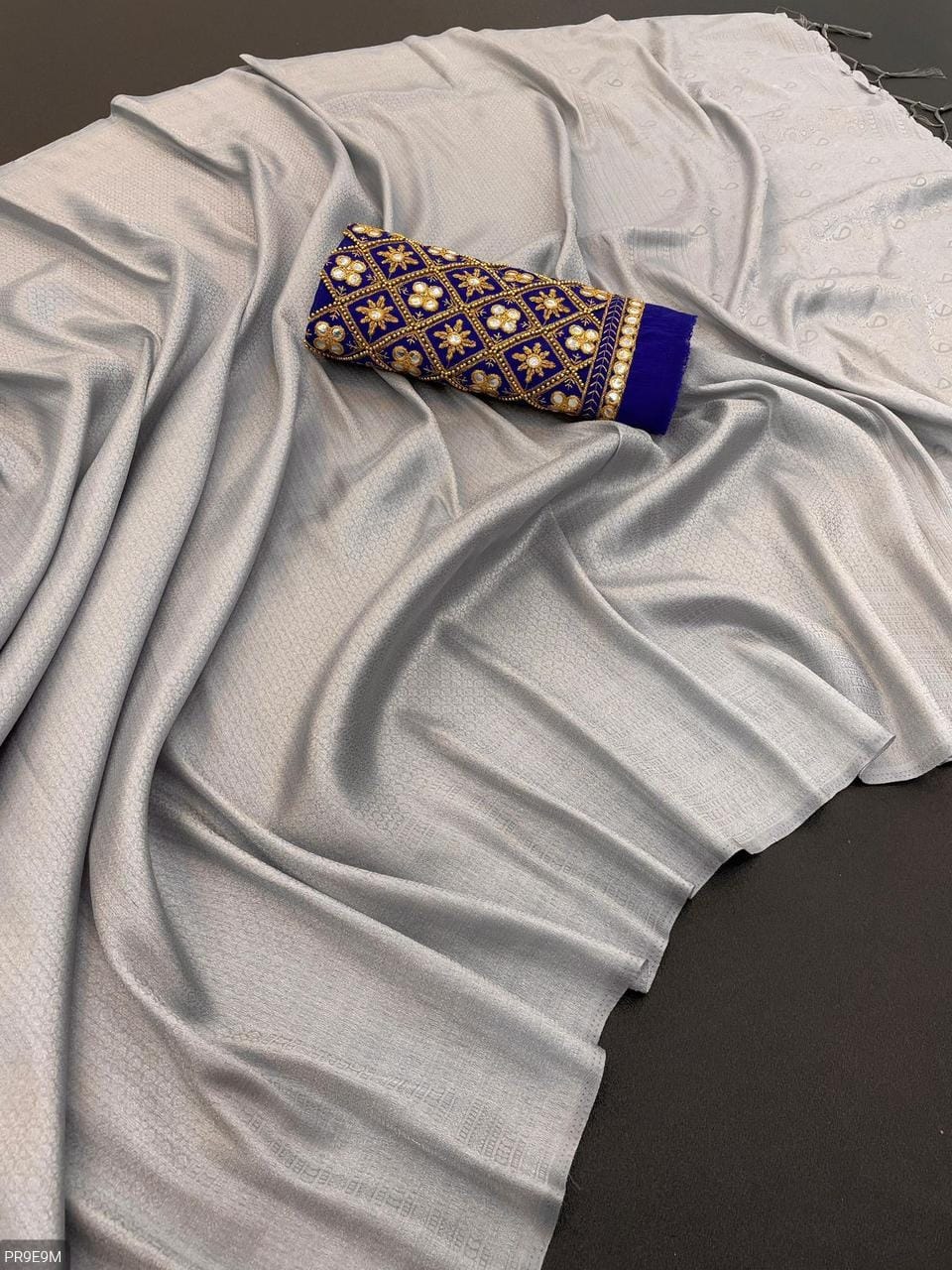 Kubera Pattu Silk Saree with Rich Pallu, Jacquard Work & 2 Blouses