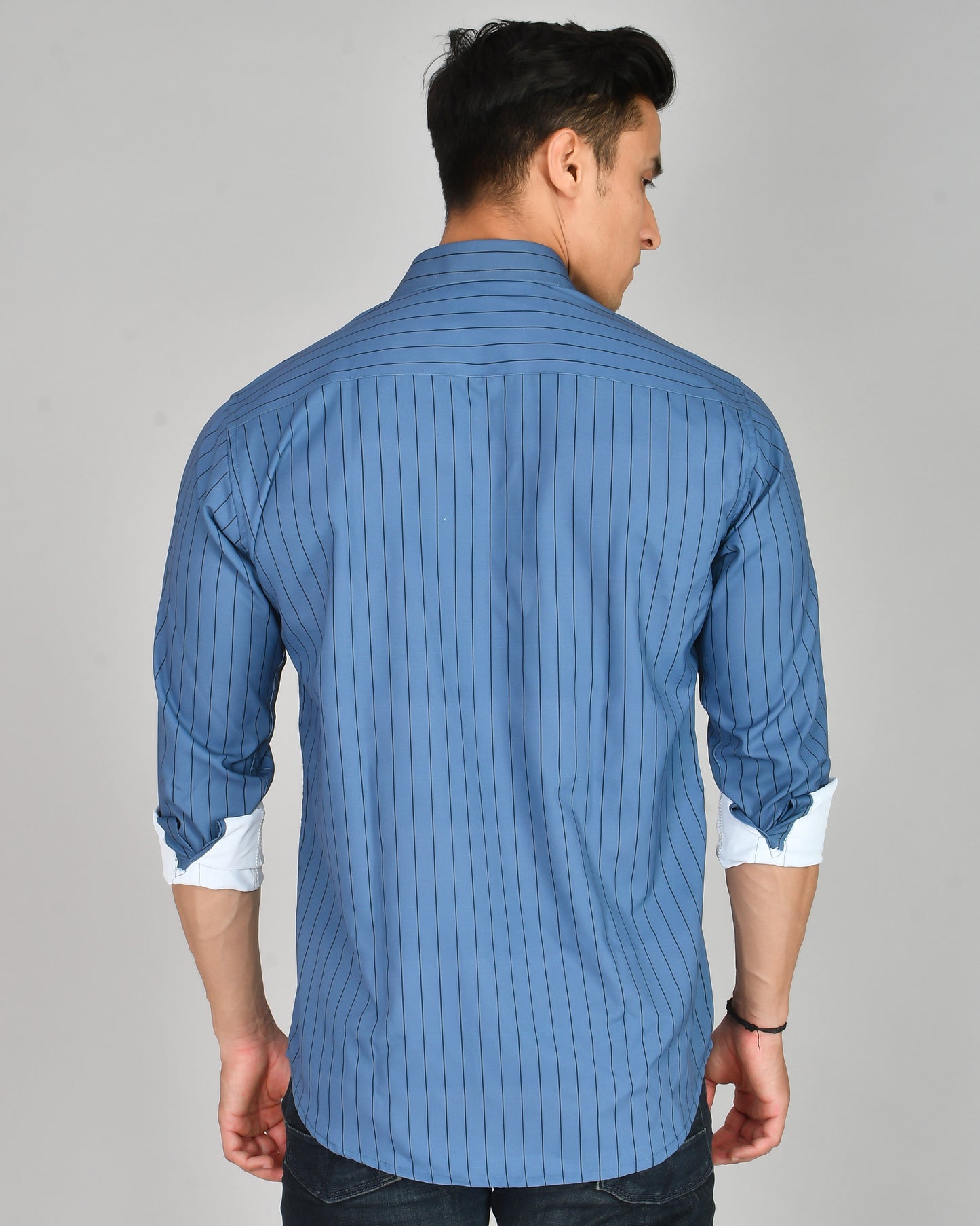 Formal Stripe Cotton Men’s Shirt