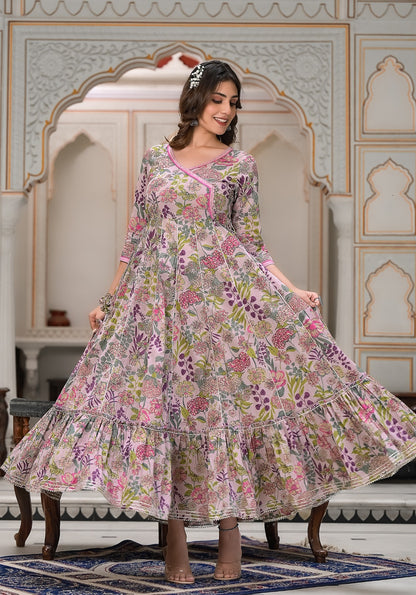 Gown Clearance Cotton Wedding Gown Cotton Gown With Embroidery And