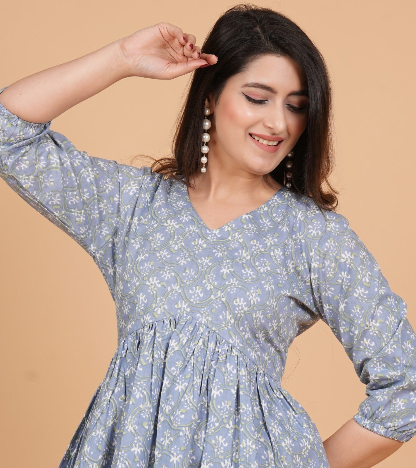 Short Cotton Kurti 28 inches Length – Sukriti Store