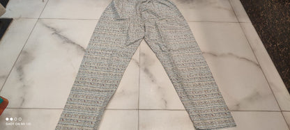 Aaliya Cut Suit Set - Cotton Digital Prints with Neckline Details