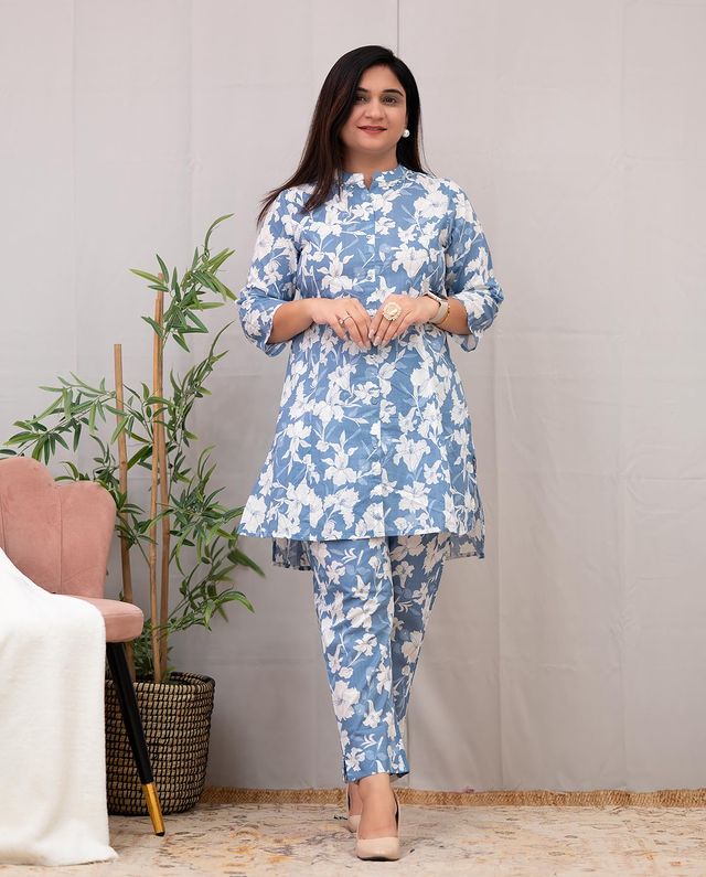 Cotton Kurta Set with Pant